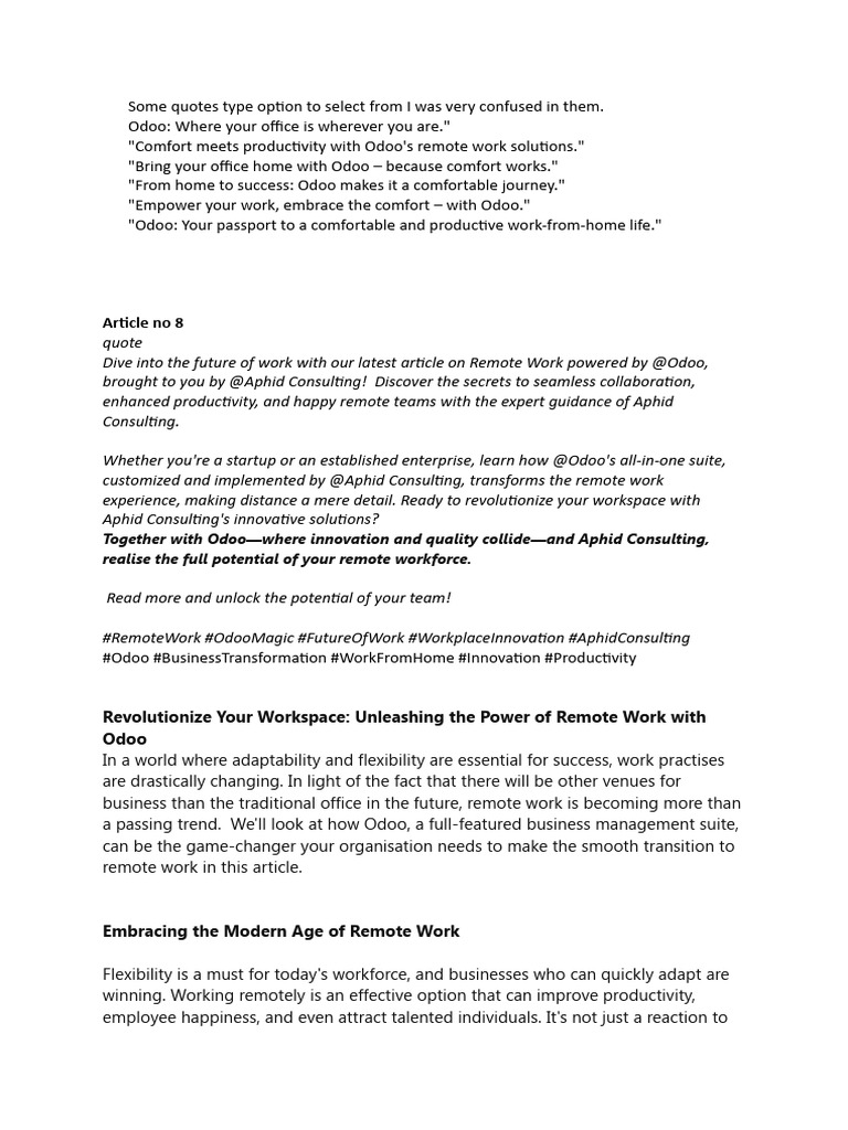 Remote Work | PDF | Human Resource Management | Cloud Computing