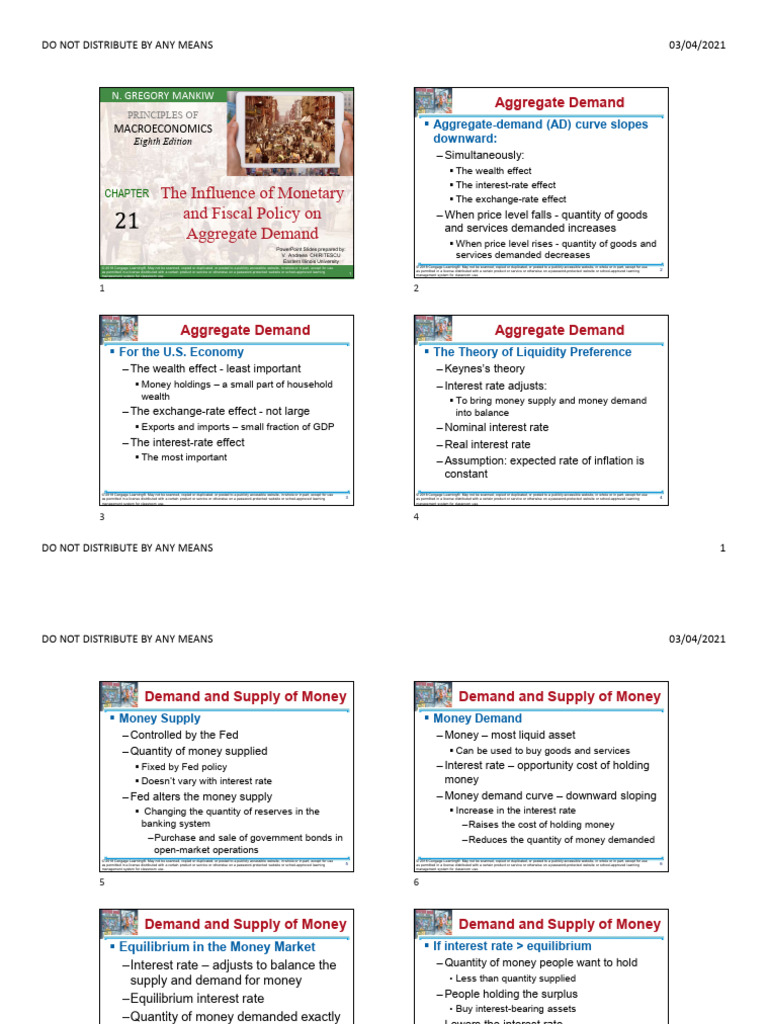 The Influence of Monetary and Fiscal Policy On Aggregate Demand | PDF ...