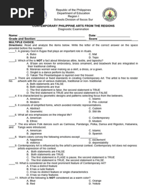 CPAR Diagnostic Exam (2)