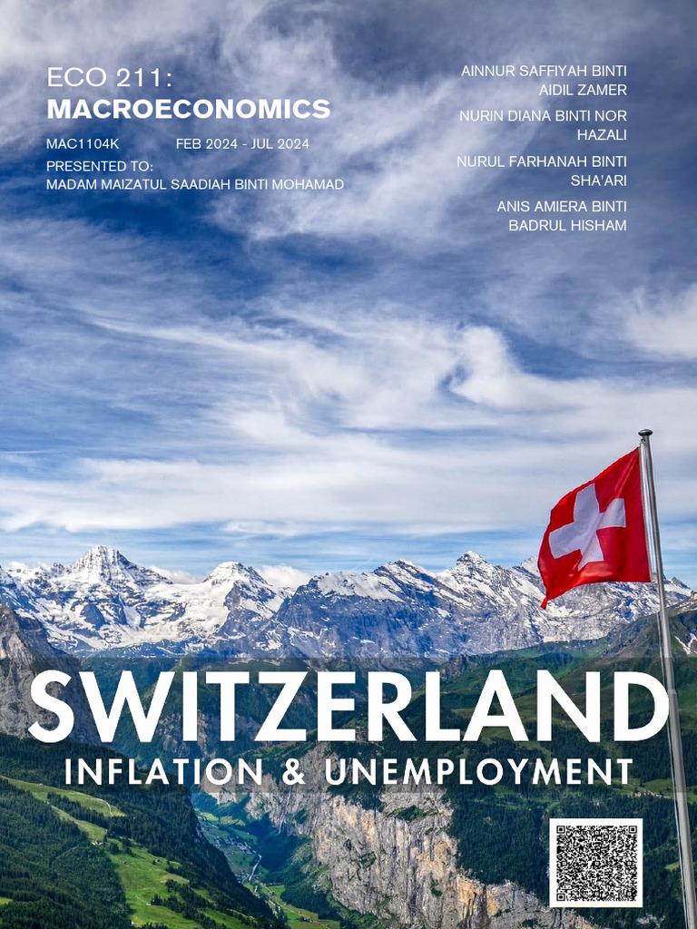 Switzerland Pdf Cost Of Living Unemployment