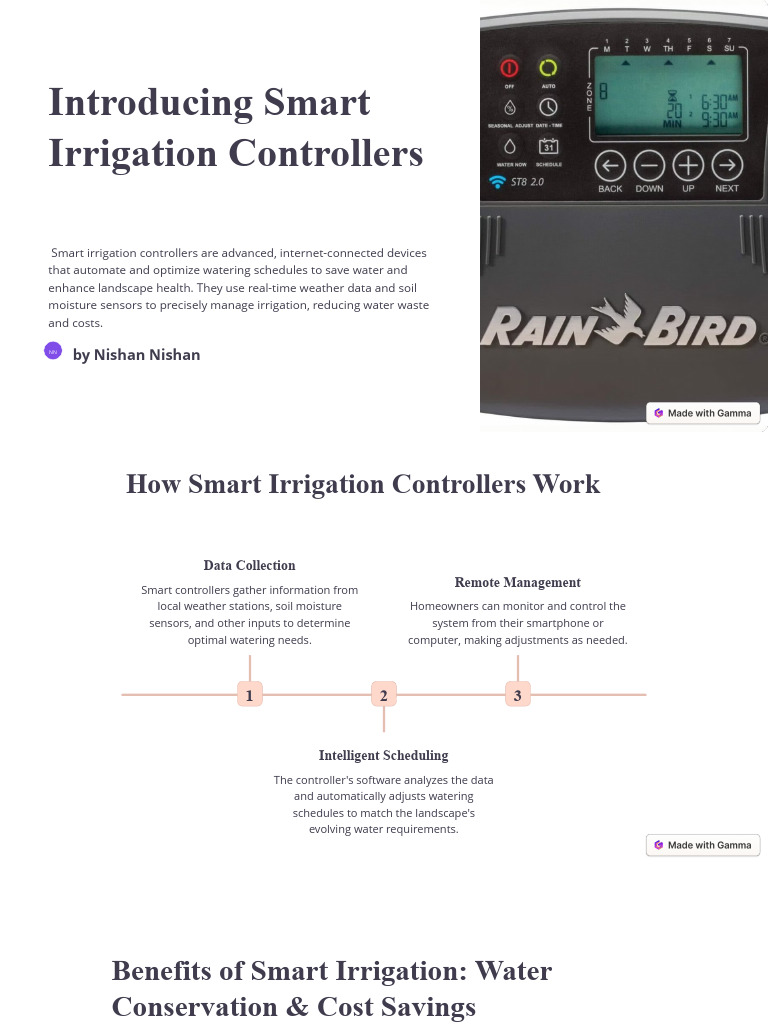 Introducing Smart Irrigation Controllers Circuit Diagram