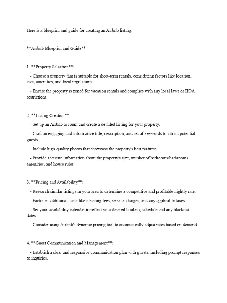 Airbnb Guide | PDF | Airbnb | Pricing