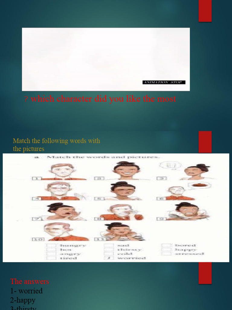 Emotions and Feelings Worksheet | PDF