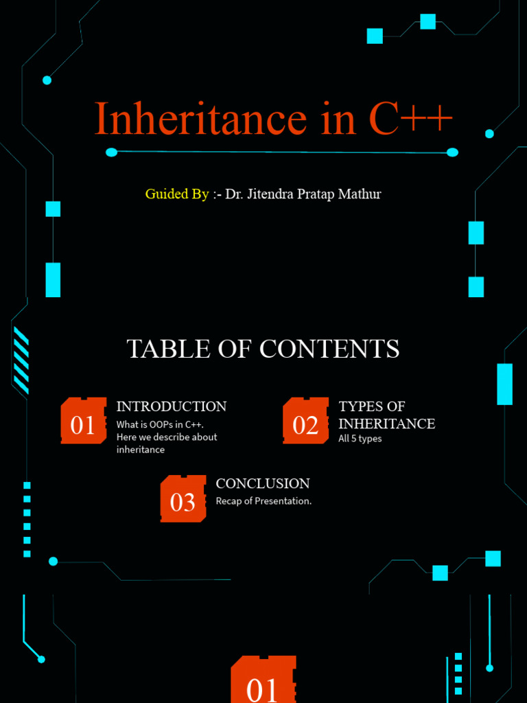 C Presentation 2.pptx - 20240801 - 105953 - 0000 | PDF | Inheritance ...