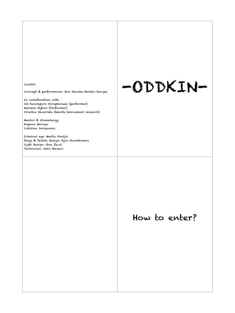 Programme Note Print Vertion 2nd | PDF | Psychological Concepts ...