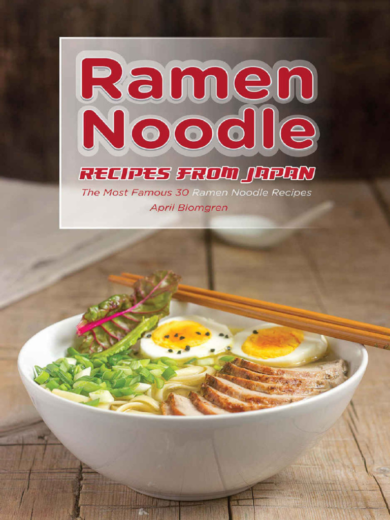 Japanese Ramen Noodle Recipe Collection | PDF | Ramen | Sauce