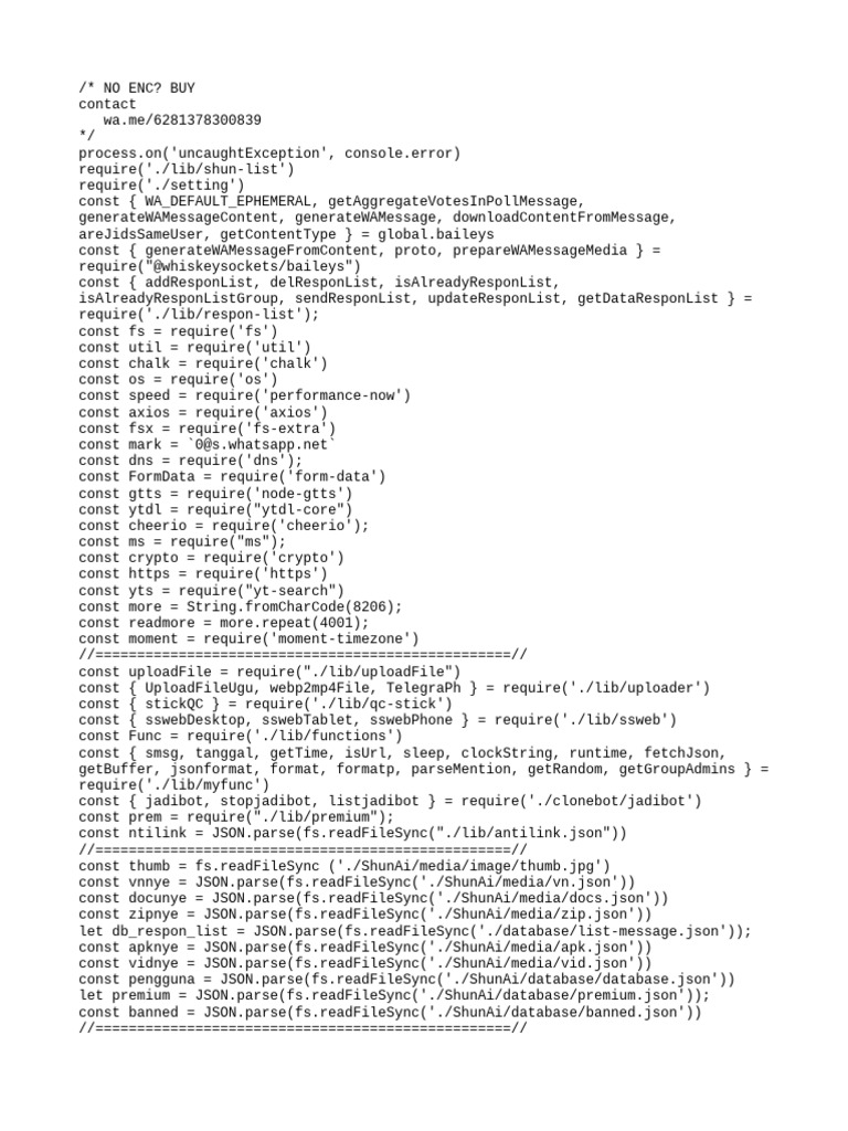 WhatsApp Bot Functionality Overview | PDF | Computer Standards | Computing