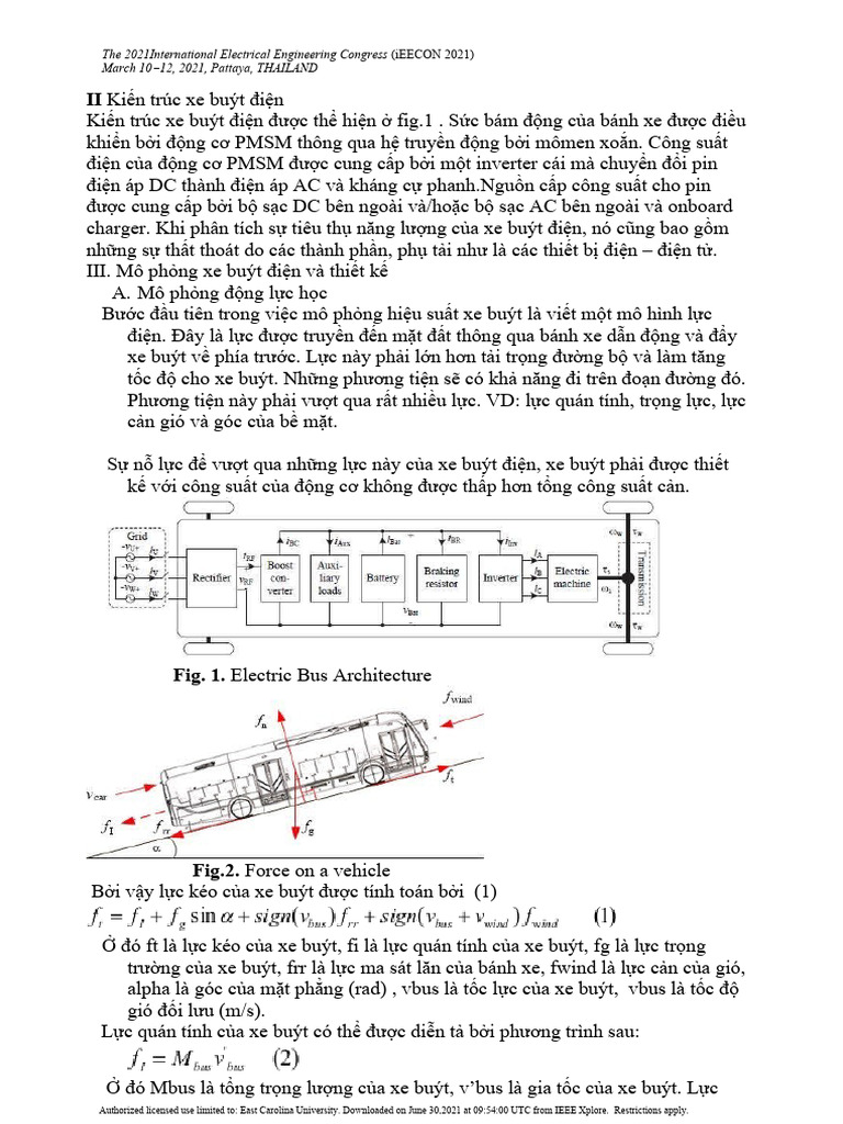 Xe bus điện | PDF