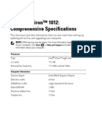 Dell 1012 Specificationa