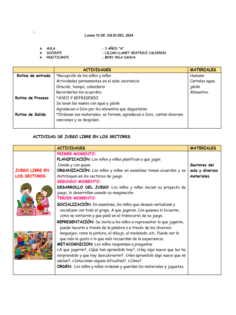 Actividades Educativas para Niños de 3 Años | PDF | Evaluación | Las ...
