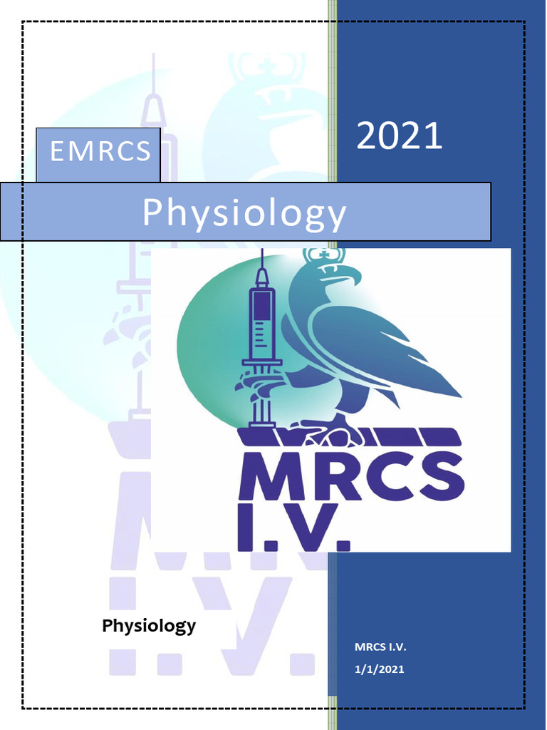 MRCS I.V. Physiology Exam Questions | PDF | Angiotensin | Coagulation
