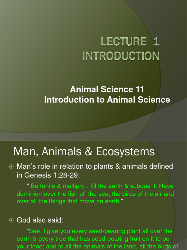 As 11 Lec1 Introduction | PDF | Foods | Plants