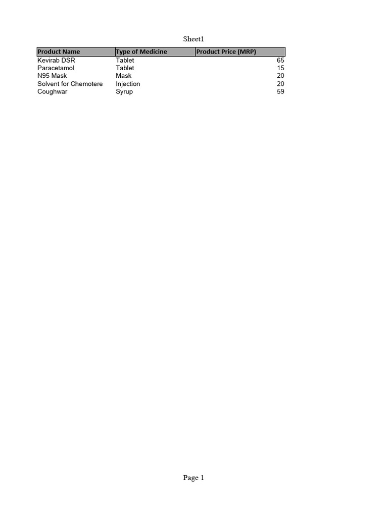 Sample Product File | PDF | Wellness