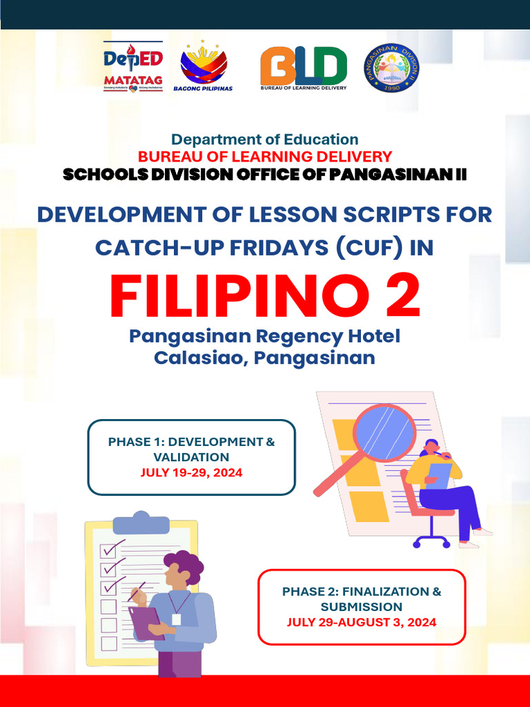 Program For Cuf Writeshop | PDF | Philippines