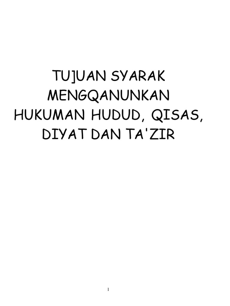 Tu) Uan Syarak | PDF | Hukum | Sejarah