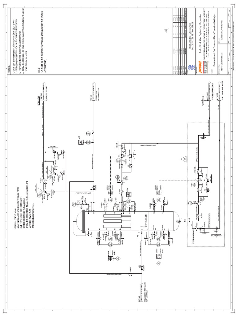 Gas Dehydration Unit P&ID Overview | PDF | Business | Computers