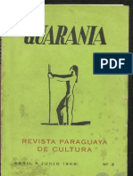 GUARANIA Nº 2 - Revista Paraguaya de Cultura - Año I - Abril a Junio 1969 - Quinta Epoca - Paraguay - PortalGuarani