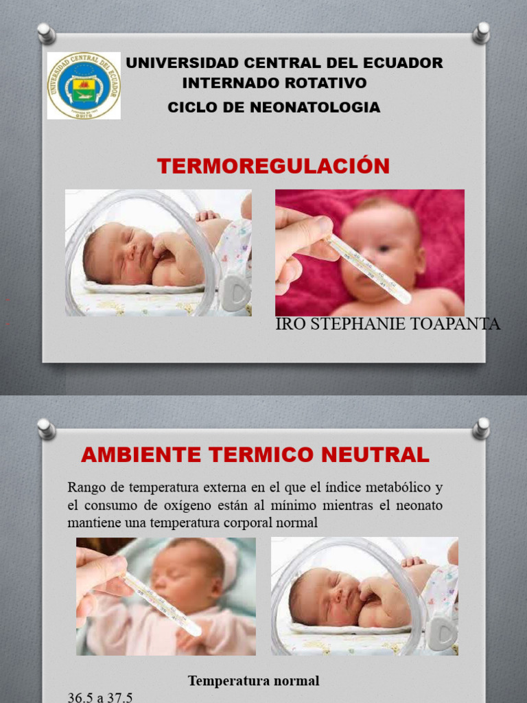 Termoregulacion Neonatal Iro Stephanie Toapanta Pdf