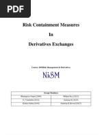 Risk Containment Measures in Derivatives Exchanges