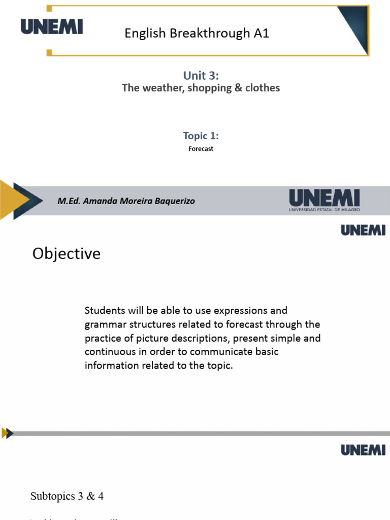 Breakthrough A1 Week 10 Pdf Linguistics Grammar
