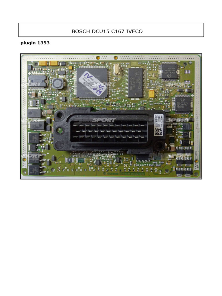 Bosch DCU15 C167 Connection Guide | PDF