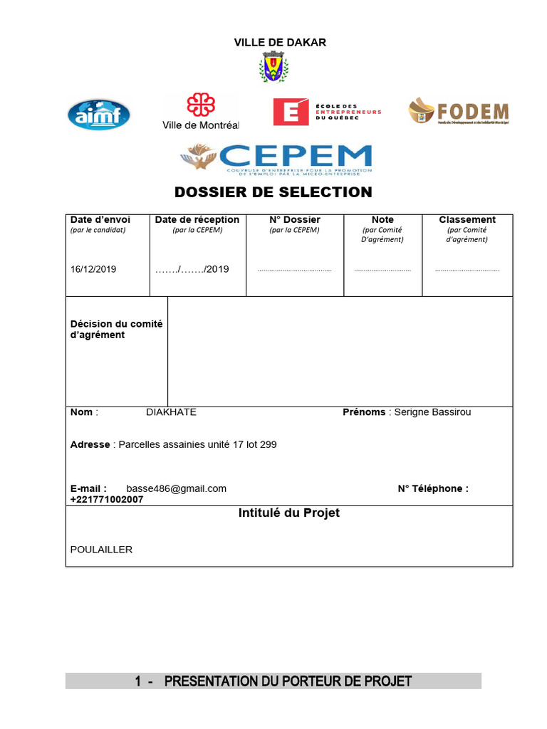 Projet Cepem | PDF | Business | Économie