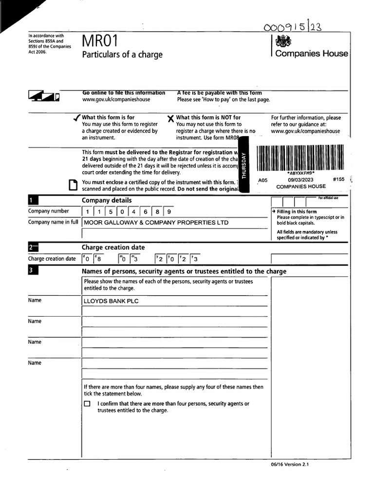 Companies house document pdf