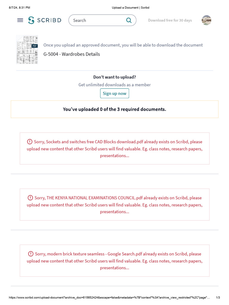Upload A Document - Scribd | PDF | Scribd | Websites