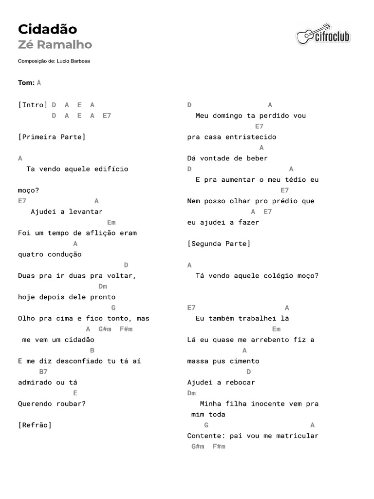 09 Ze Ramalho Cidadao | PDF
