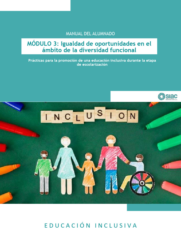 Educación Inclusiva y Diversidad Funcional | PDF | Pasillo | Comportamiento