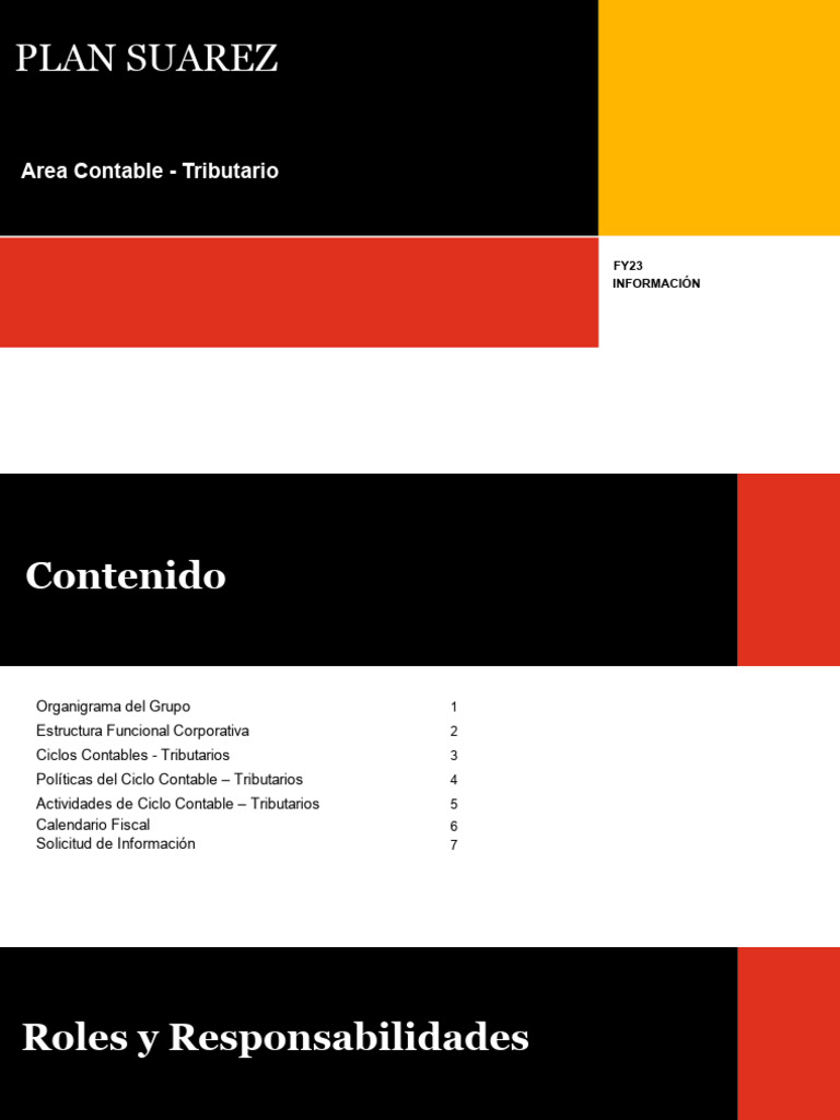 Presentacion Ciclo Contable y Tributario | PDF | Contabilidad | Contador