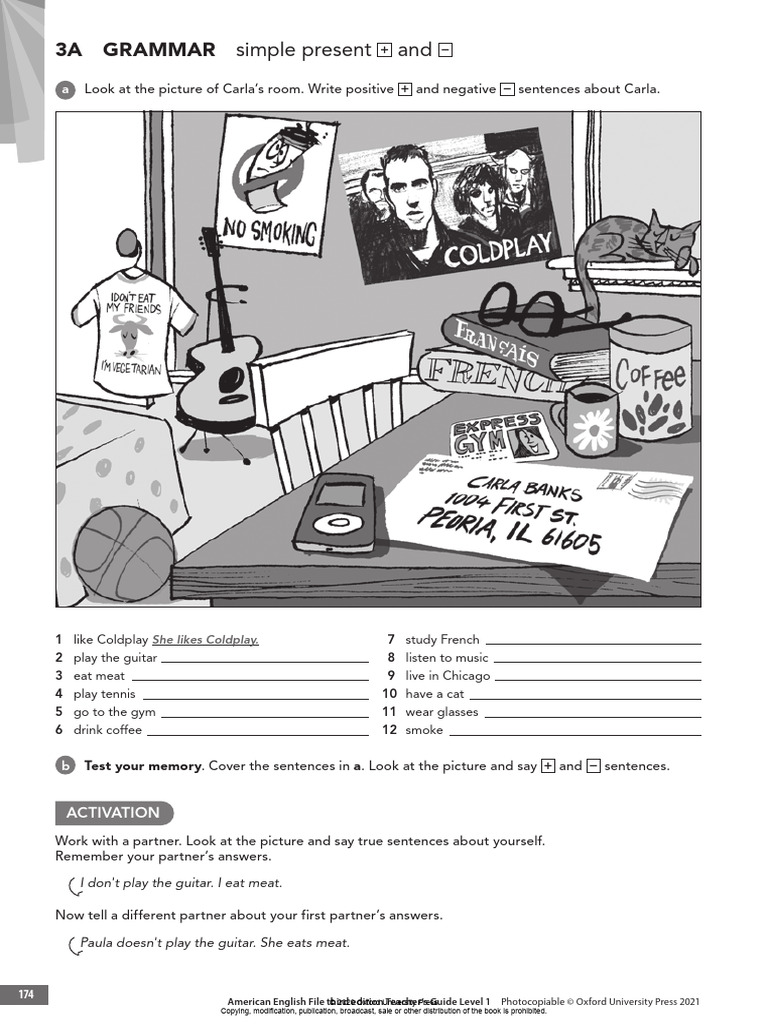 AEF Level 1 Teacher's Guide Activities | PDF | Language Mechanics ...