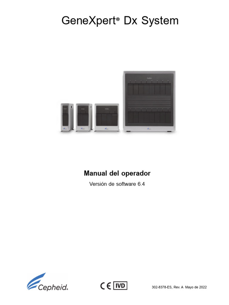GeneXpert DX SPANISH Operator Manual v6.4 302-8378-ES, Rev. A | PDF ...