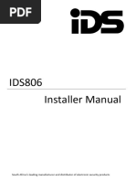 IDS 806 Installer Manual Overview | PDF | Telephone Number | Telephone