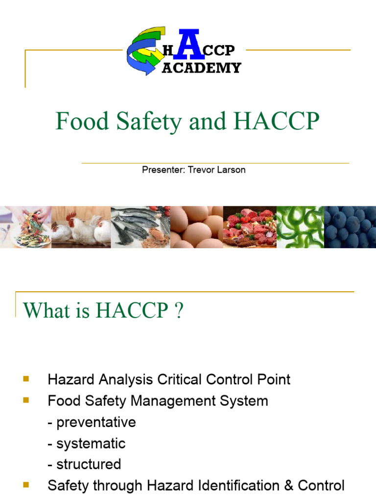 HACCP and Codex Alimentarius Overview | PDF | Hazard Analysis And ...