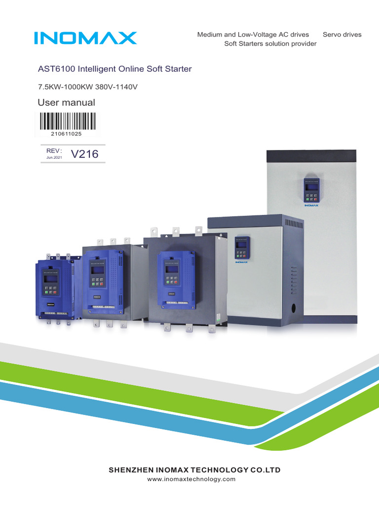 Inomax AST6100 Soft Starter Manual | PDF | Computer Architecture ...