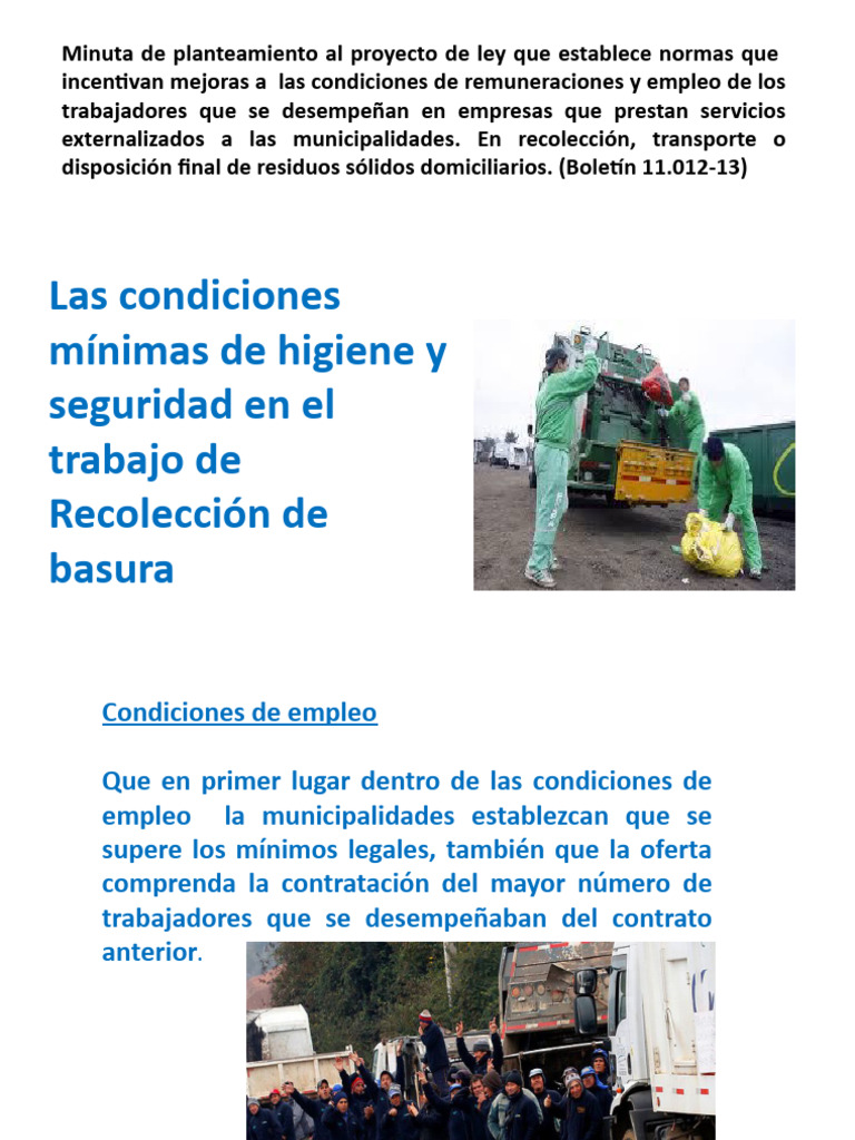 Mejora de Seguridad en Recolección de Basura | PDF | Residuos | Camión