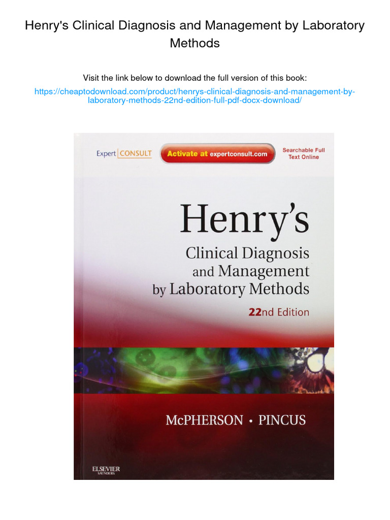 Henry's Clinical Diagnosis and Management by Laboratory Methods