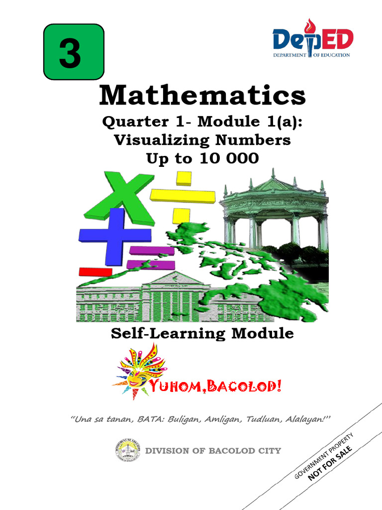 Grade 3 Math Module: Visualizing Numbers | PDF | Learning | Critical ...