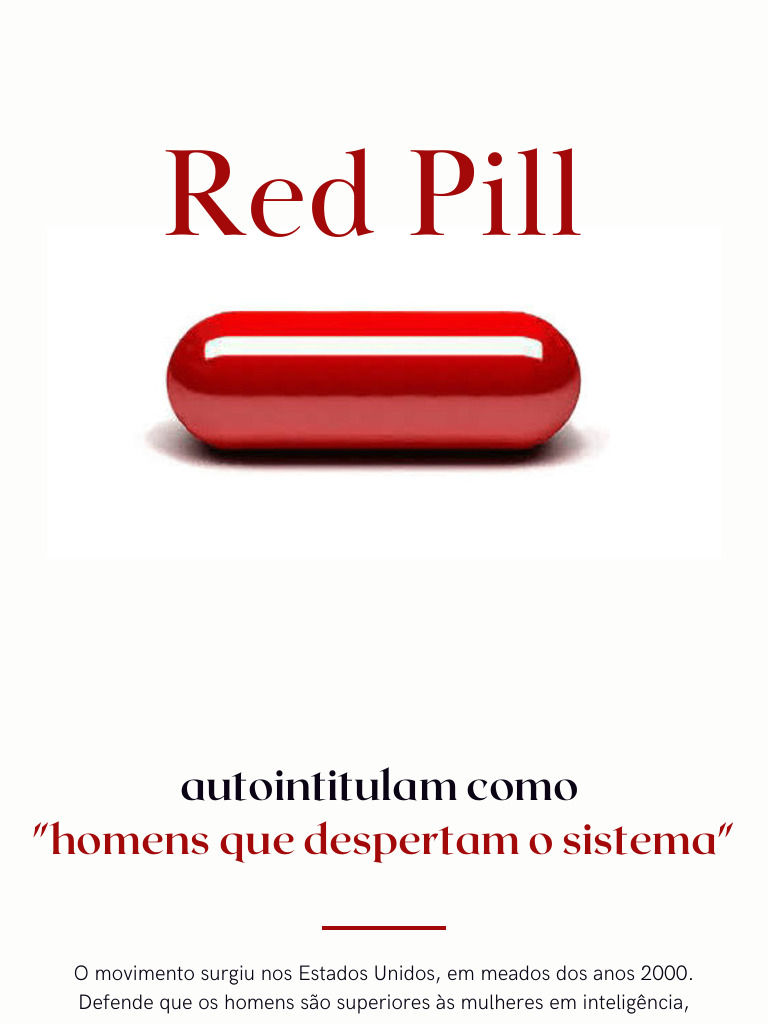 O que é o movimento Red Pill | PDF | Igualdade de gênero | Estudos de ...