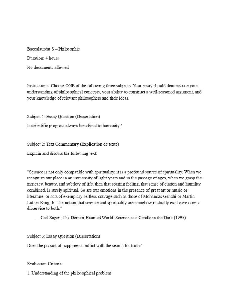 Philo Exam | PDF | Philosophy | Science & Mathematics