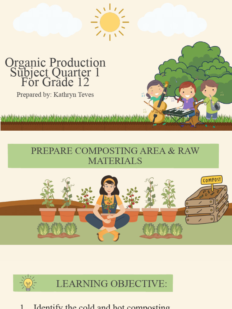 Composting Basics for Grade 12 Students | PDF | Compost | Horticulture