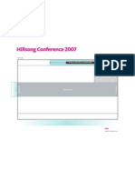 Hillsong Conference 2007 Floor Plan and Room Guide