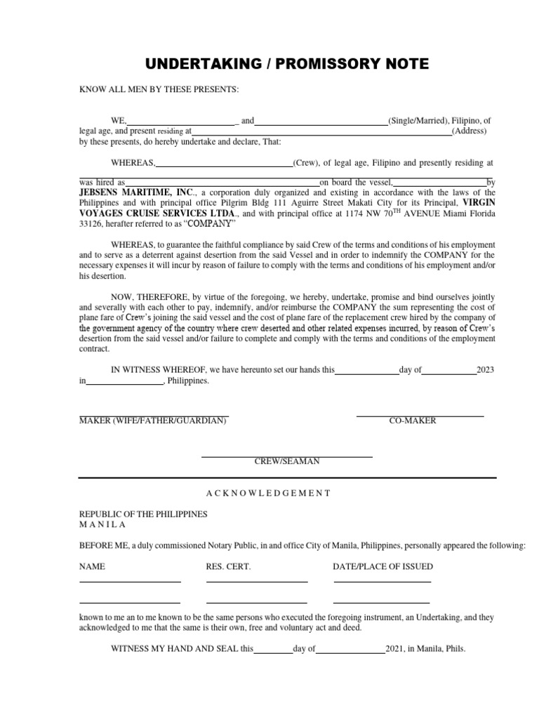 PROMISSORY NOTE - VIRGIN | PDF | Private Law | Common Law