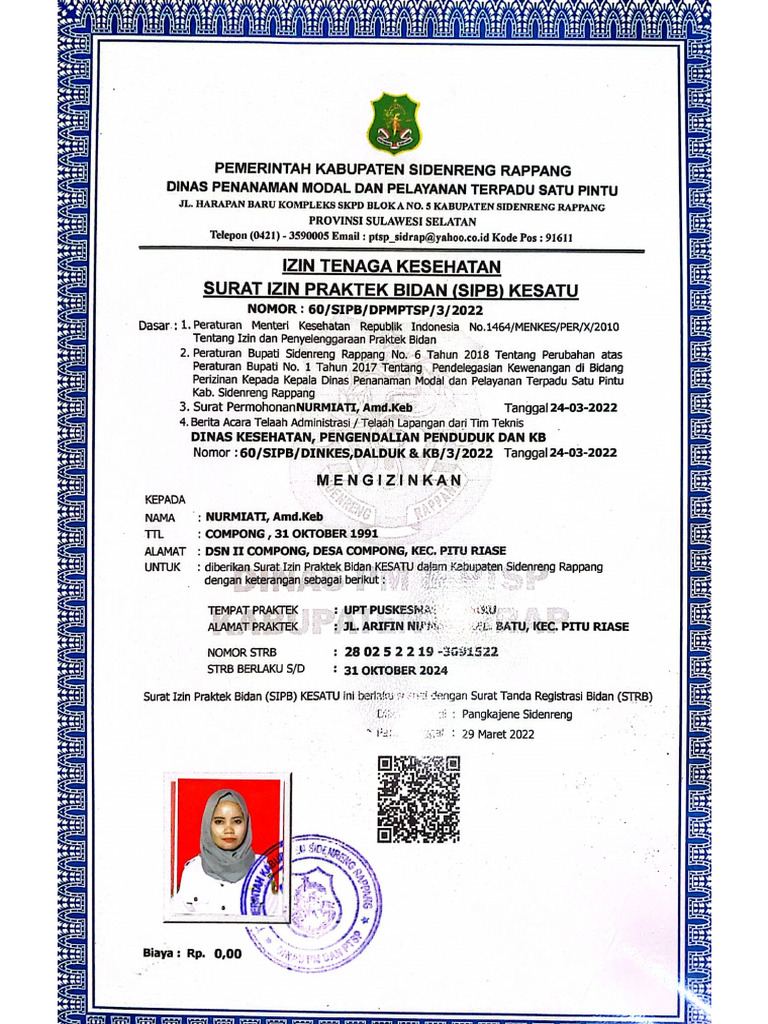 SIPB Nurmiati | PDF