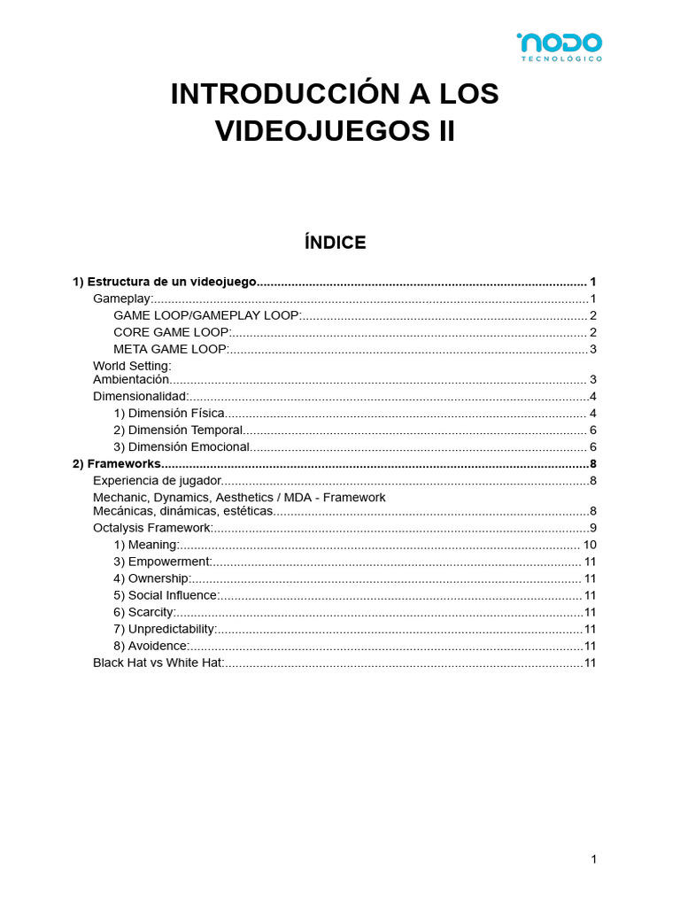Estructura y Diseño de Videojuegos | PDF | Experiencia | Las emociones