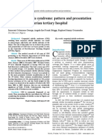 Congenital Rubella Syndrome: Pattern and Presentation in A Southern Nigerian Tertiary Hospital