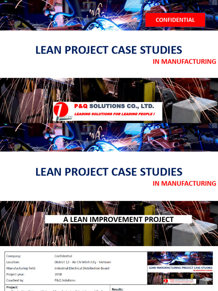 Lean Manufacturing Case Studies Overview | PDF | Numerical Control ...
