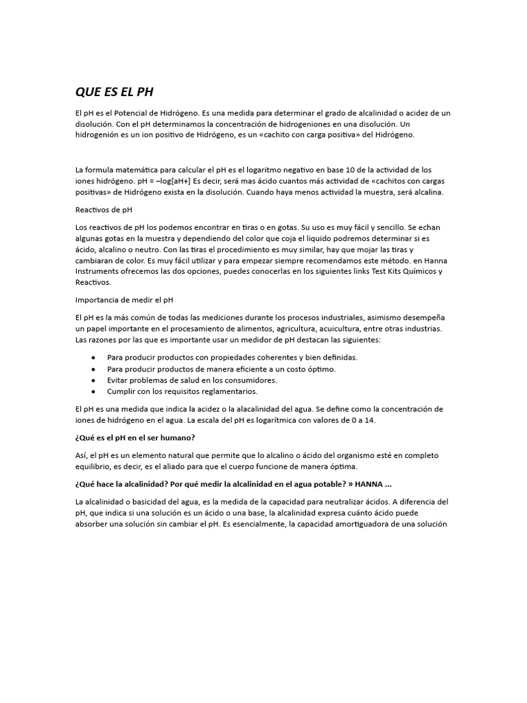 Que Es El Ph Pdf