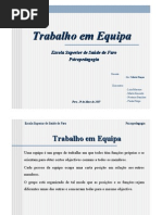 Trabalho Em Equipa